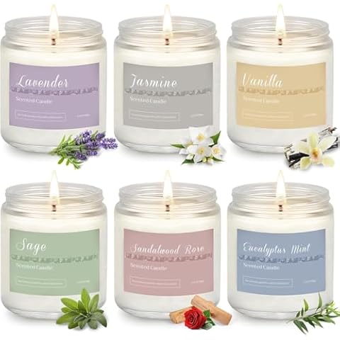 Floral Aromatherapy Candles
