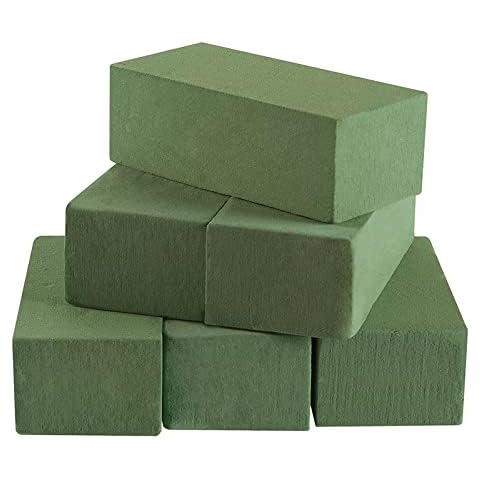 3Pcs Floral Foam Blocks,Prashent Green Wet Dry Flower Foam Plant Foam for  Fresh