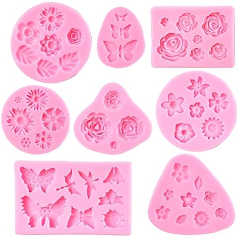 Flower Polymer Clay Molds, Polymer Clay Molds for Jewelry Making