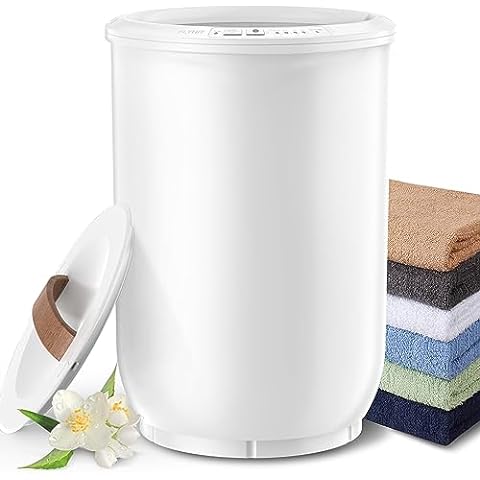 Pure Enrichment PureBliss Luxury Towel Warmer - Extra Large 20L Heats Baths, Towels, Robes, Blankets, or Clothing - Modern Bucket Design, 4 Heat