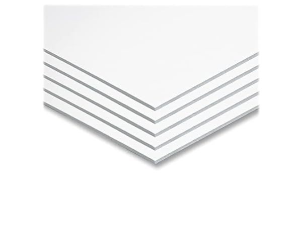 ASelected 20Pack Foam Boards, 11x14 Foam Core Backing Board White, 1/8 Thickness Mat Boards Poster Boards Polystyrene Poster Board Signboard