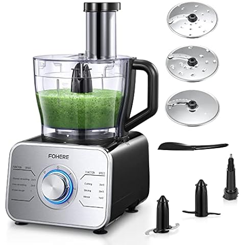 8-Cup Food Processor & Vegetable Chopper with 6 Functions to Chop, Pur –  AICOOK