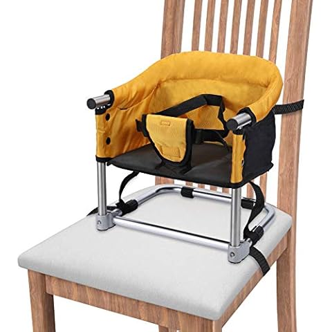 Toogel Portable Feeding Seat Baby High Chair Folding Chair Height Adjustable for Home & Travel, Toddler Highchair Straps to Kitchen DIN