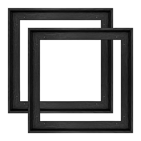 FOLKOR Floating Frame for 12x16 Inch Canvas Painting 0.6-0.8” Deep, 2 Pack  Floater Frame for Canvas Prints, Art frame for Wall Prints Diamond Painting