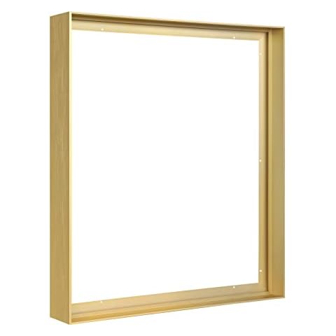 FOLKOR Solid Wood Frame for 8x10 Canvas Paintings, Finished Antique Ornate  Canvas Frame for Oil Painting Art Prints, 8x10 Gold Frame for Home Living