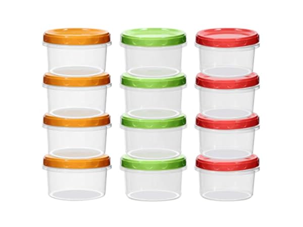 Progressive International Snaplock 3 Piece Set, On-The-Go, Leak-Resistant 5  Ounce Snack Container Set