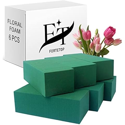 3Pcs Floral Foam Blocks,Prashent Green Wet Dry Flower Foam Plant Foam for  Fresh