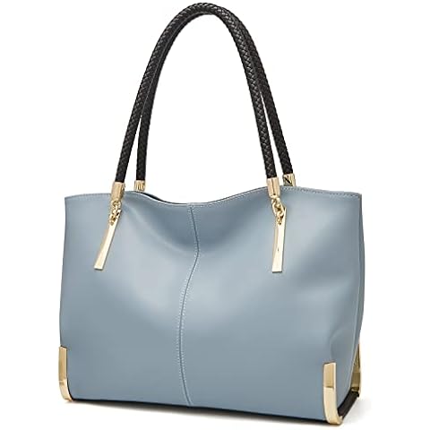 Buy FOXLOVER Small Cow Leather Handbags for Women Shoulder Bag Monogram Designer  Tote Bag Top-Handle Satchel Purse, Gold at