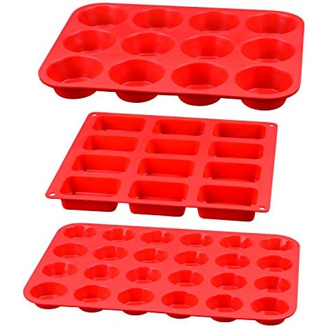  FUNBAKY Rose Flower Silicone Mold 6 Cavity Candy