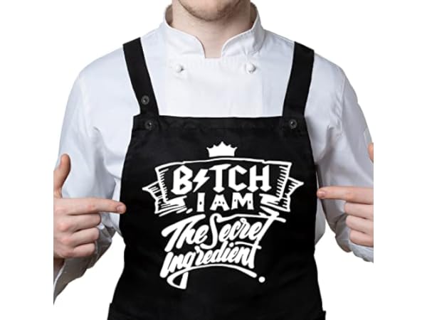 Gifts for Men Women, Funny Saying Apron with 3 Tool Pockets Adjustable Neck  Strap, Waterproof, Gifts for Dad, Husband, Friends, Birthday Gifts, Gag  Gifts, BBQ Cooking Chef Apron, Valentine's Day Gift