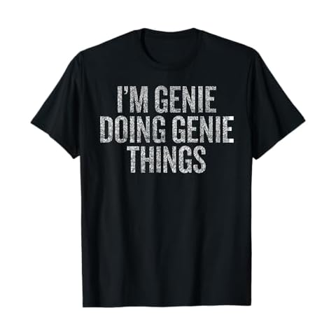 Funny Sarcastic GENIE Apparel thumbnail