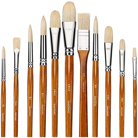 Fuumuui 5pcs Detail Sable Paint Brushes Set