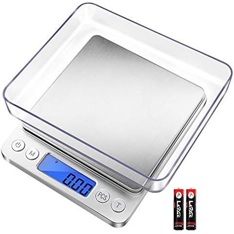 Fuzion Digital Pocket Scale, 200g x 0.01g, 6 Units Conversion Mini Scale  with LCD Display, Tare Function for Food, Jewelry, Medicine, Coffee  (Battery