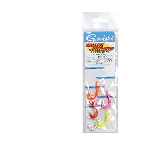Anzol Gamakatsu Walleye - Aço De Alto Carbono | Extra Afiado | Para Pesca Profissional
