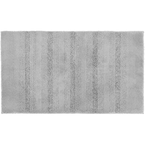 Garland Rug Essence Nylon Washable Rug, 24-Inch by 40-Inch, Platinum Gray