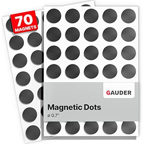 GAUDER Black Magnets for Crafts, Ceramic Industrial Magnets Strong