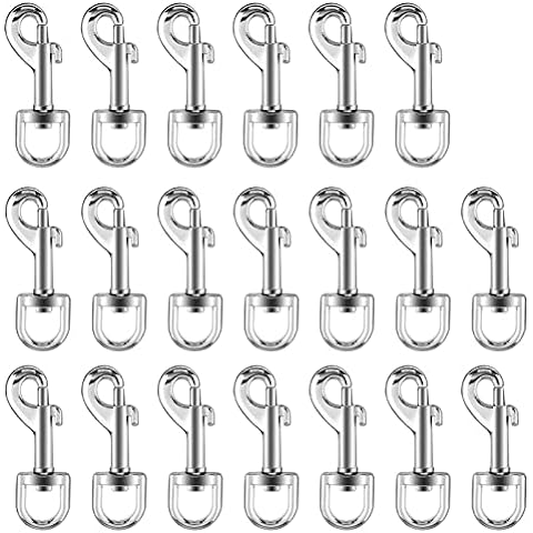 Snap Bolt 3 Pcs Key chain Hooks Lightweight & Durable 2.75x0.83 Black  Plastic Spring Snap Hooks -Come with Black Key Ring 