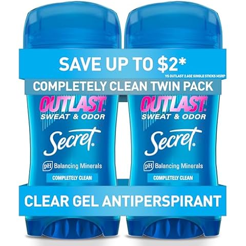 Gel Antiperspirant Deodorants