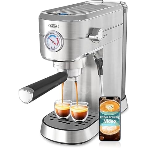 Italian semi-automatic Retro Electric Espresso Machine 20 Bars – TheWokeNest