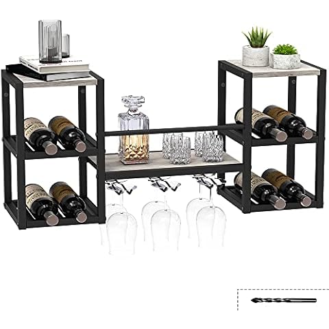 59.72 in. W Black 6-Tier Metal Pantry Organizer, Adjustable Metal Storage Shelves with Wheels