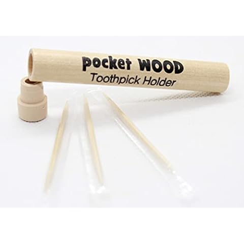  Walfront Premium Portable Delicate Wooden Toothpick
