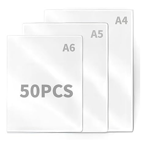 GLADTOP Thermal Laminating Sheets 30pcs Laminator Pouches (5pcs A4+ 10pcs  A5+ 15pcsA6) for Photos Files Card