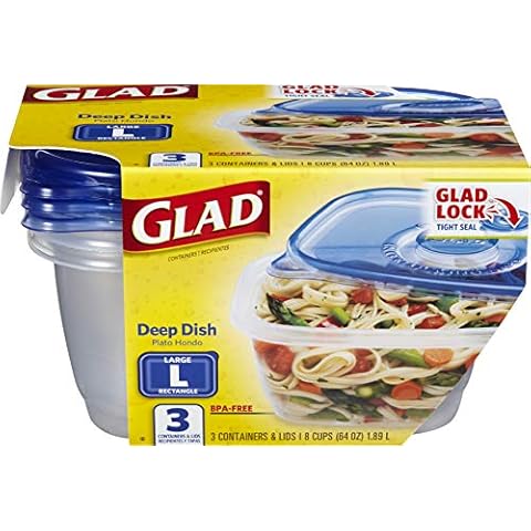 Gladware Freezerware Food Storage Containers Small Food Storage 24 Ounces  4Count