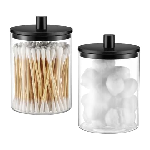 Glass Bathroom Canisters