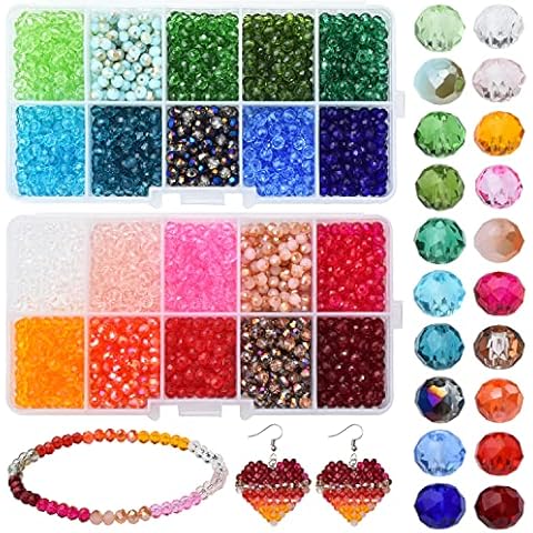 Cube Crystal Glass Beads, Wholesale Crystals Beading (Similar Cut #5601)  Faceted Square Shape 4mm Lot 700pcs 14 Colors with Free Container Box,ZHUBI