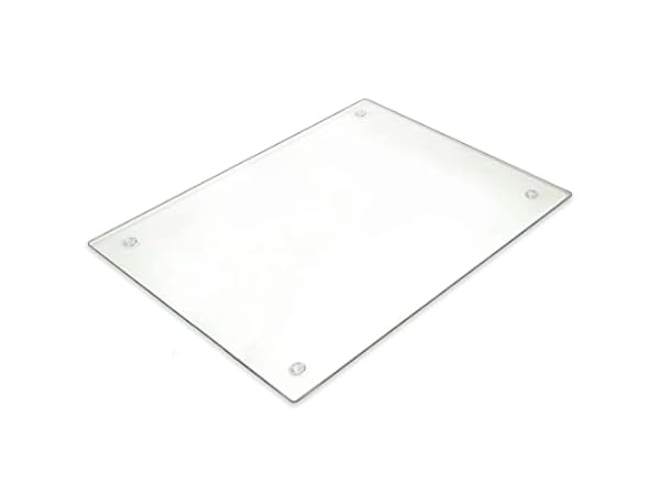 LANGBOHOS Tempered Glass Cutting Board Glass Cutting Boards for  Kitchen,Small Frosted Countertop Tray, Heat Resistant, Shatter  Resistant,Dishwasher