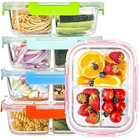 Finorder 21 Day Portion Control Container Kit (14-Piece) with Complete Guide, BPA Free Food Portion Container Set for Meal Prep, 21 Day Lose Weight