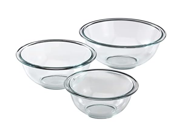 Dokaworld Glass Mixing Bowls - Nesting Bowls - Cute Collapsible