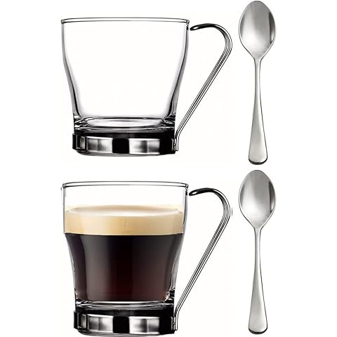 BOHEM'S Espresso Cups, 3.2-Ounce. Small Demitasse