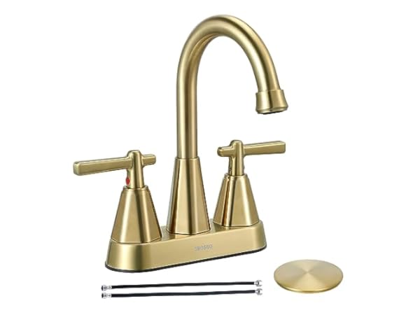 pictures of gold bathroom sink with bronze faucet