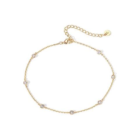 Gold Plated Anklets for Women