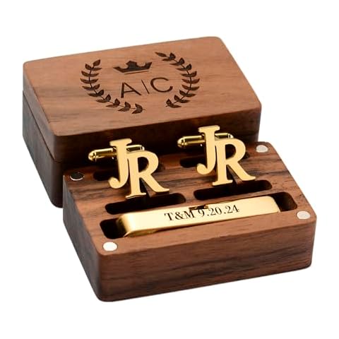 Gold Plated Cuff Links for Men