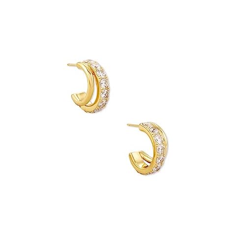 Gold Plated Hoop Earrings for Girls