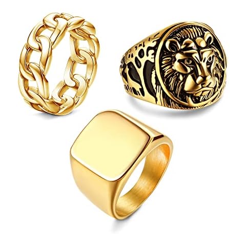 Gold Plated Rings for Men