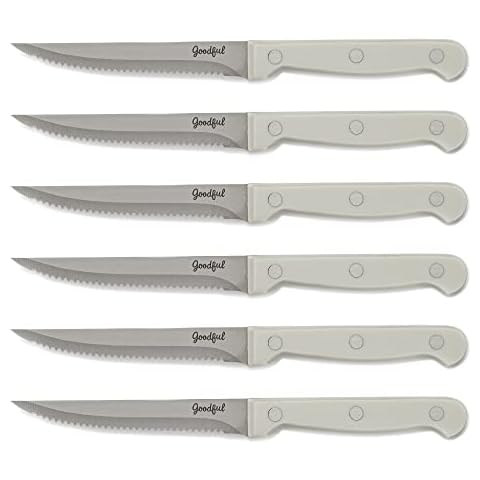  Goodful Premium Knife Set, Sharp High Carbon Stainless