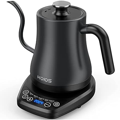 Mecity HB-3166M Matte Black LCD Display Electric Gooseneck Kettle With  Manual