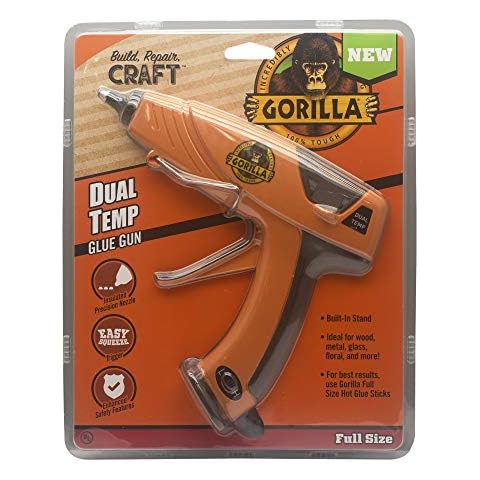 Dual Temp Hot Glue Gun with 25pcs Glue Sticks, KeLDE Long Fine Tip