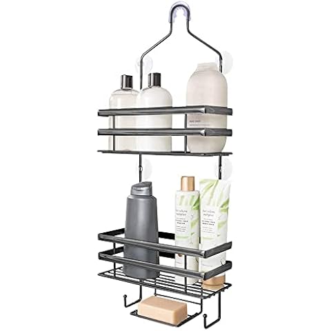 Gorilla Grip Anti-Swing Oversized Shower Caddy, Rust Resistant