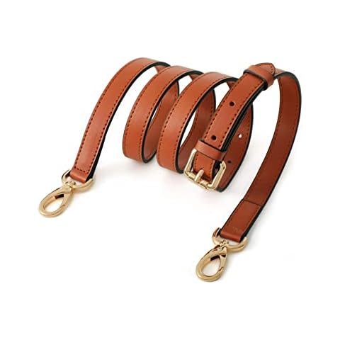 Polare Full Grain Leather Adjustable Replacement Shoulder Strap with Metal  Hook for Briefcase Messenger Shoulder Duffel Bag