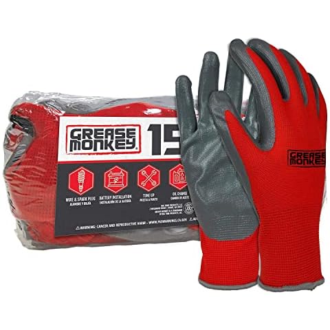  GH Heavy Duty Nitrile Reusable Work Gloves, All