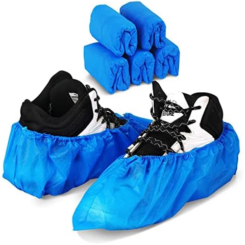 Shoe Covers Disposable Non Slip - Pack of 100 (50 Pairs), Premium  Waterproof and Recyclable Shoe Booties Covers for Indoors, Fits Up To 11 US  Men and 13 US Women Size: 