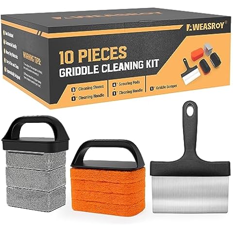 RTT Griddle Cleaning Kit for Blackstone 15 Pieces - Heavy Duty