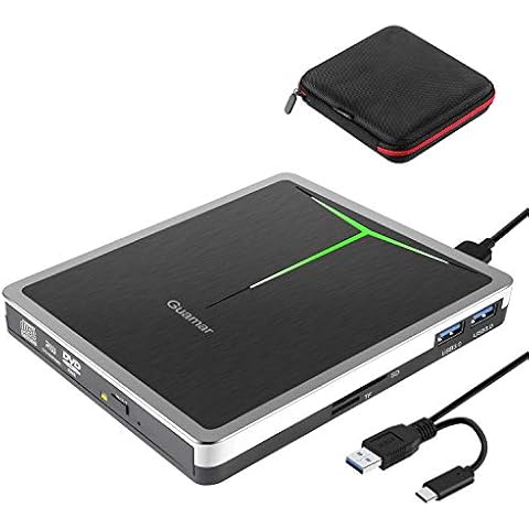 NOLYTH External DVD Drive USB 3.0 Portable CD DVD+/-RW Drive with 3.5mm  Audio Out/2 USB Ports,CD ROM Burner Slim CD/DVD Player for Laptop  Compatible with Mac MacBook Apple Desktop Windows11/10 PC 