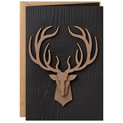Hallmark Signature Father's Day Card or Birthday Card for Men (Deer Head) Cover