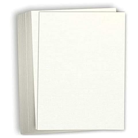 Ultimate White Card Stock - 12 x 12 LCI Linen 80lb Cover - LCI Paper