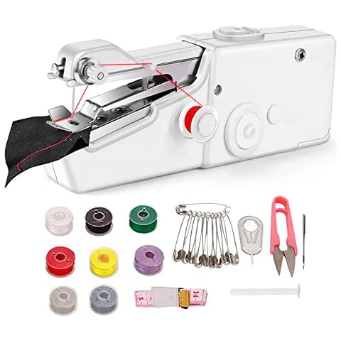 Handheld Sewing Machine, Mini Handheld Sewing Machine for Quick  Stitching,Portable Sewing Machine Suitable for Home,Travel and DIY,Electric  Handheld